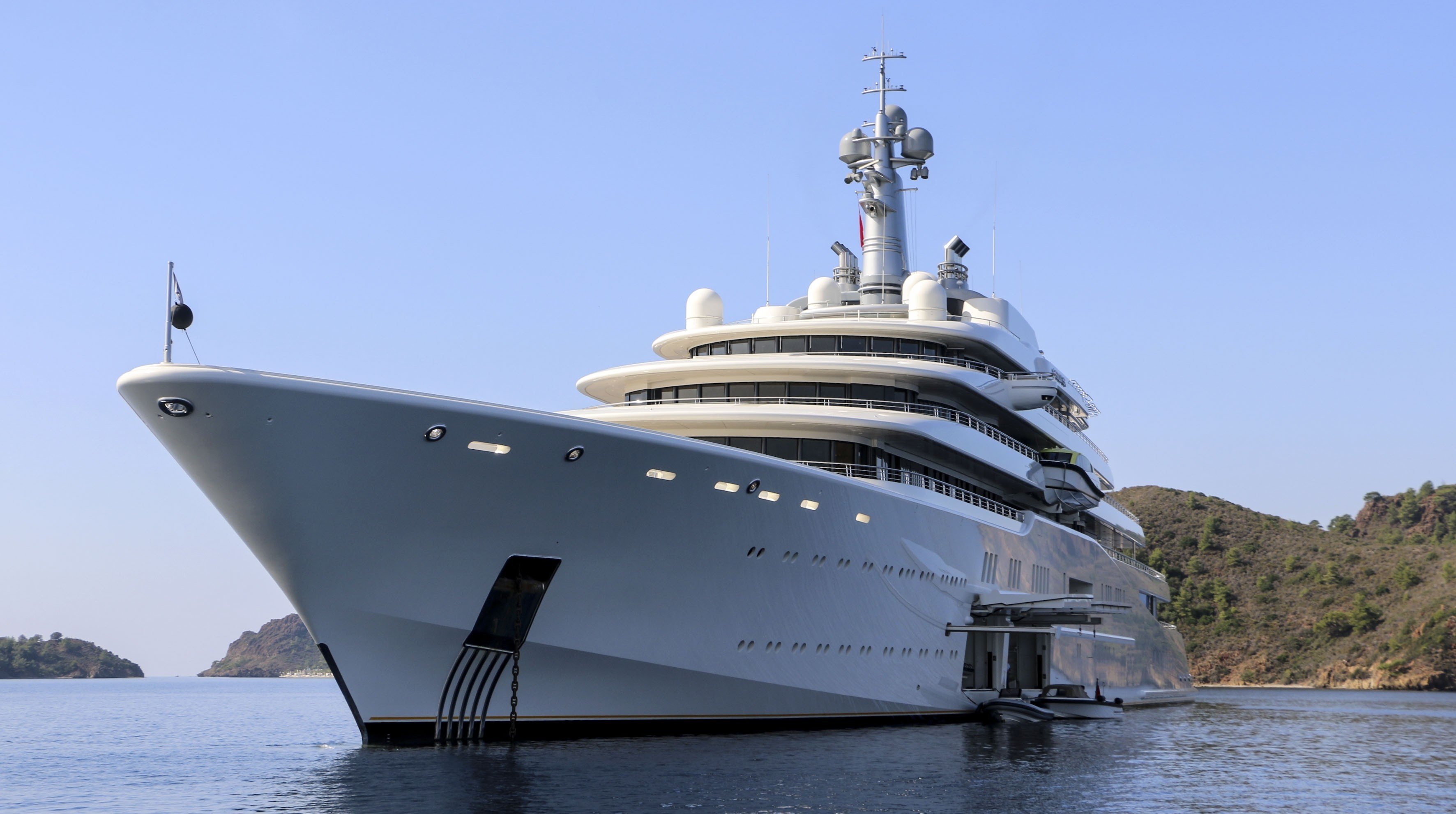 charter a mega yacht